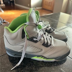 Nike Air Jordan 5 Green Bean Shoes